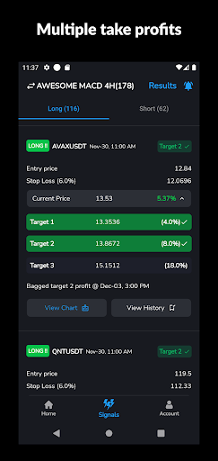 Signalbyt: Crypto Signals Screen 3
