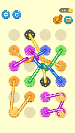 Game screenshot Витая верёвка игра распутывать hack