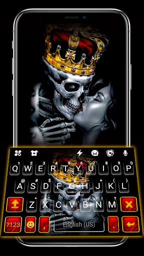 Android application Skull Love Theme screenshort