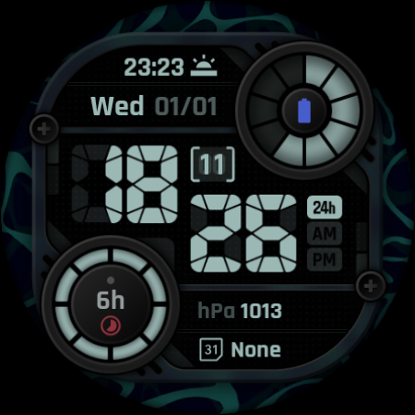 Camo LCD Watch Face