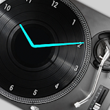 DJ DECK Analog Clock Widget icon