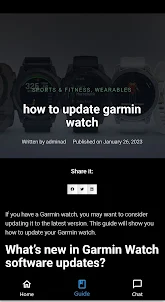 App Garmin Connect