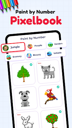 Paint by Number : Pixelbook - Screenshot 1