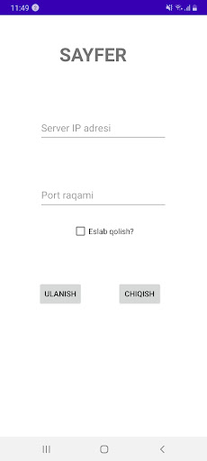 Android application Sayfer AI screenshort