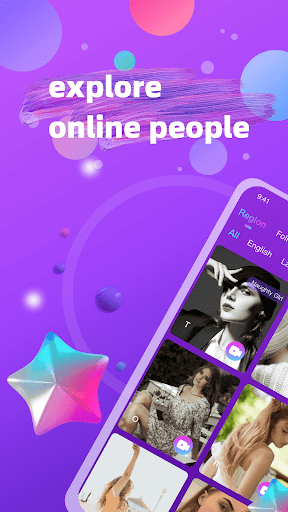 Android application kaya - live video chat screenshort