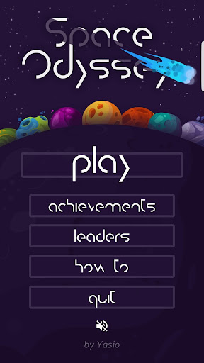 Android application Space Odyssey screenshort