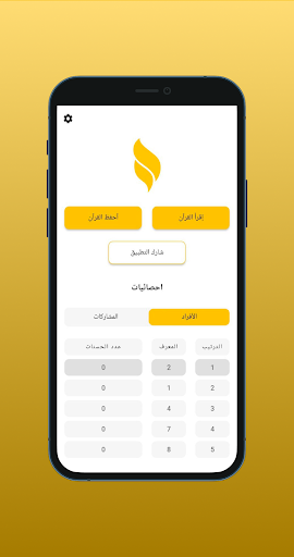 Android application تعاهد القرآن screenshort