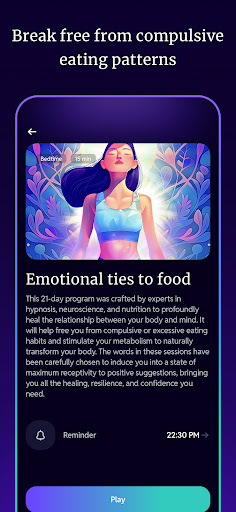 Screenshot of Kure: Hypnosis for Weight Loss