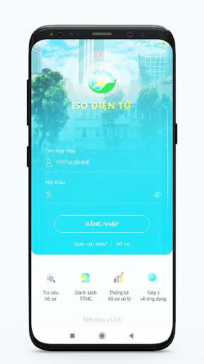 Android application ISO ĐIỆN TỬ - SỞ TNMT TP. HCM screenshort