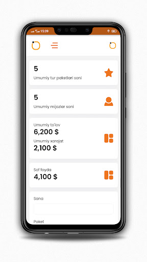 Android application OneLine Travel screenshort