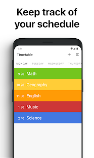 Class Timetable - Schedule App  Screenshots 1