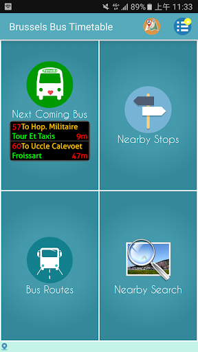 Android application Brussels Realtime Bus Tracker screenshort