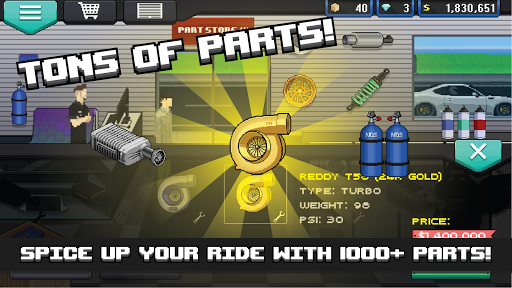 Pixel Car Racer v1.2.5 MOD APK (Unlimited Money, Diamonds)