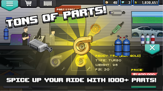 Pixel Car Racer 1.2.3 (Unlimited Money, No Ads) Gallery 1