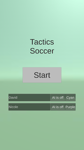 Android application Tactics Soccer screenshort