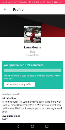 Hoplr - Know your neighbours Screen 3