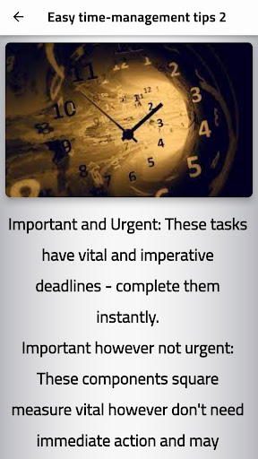time management