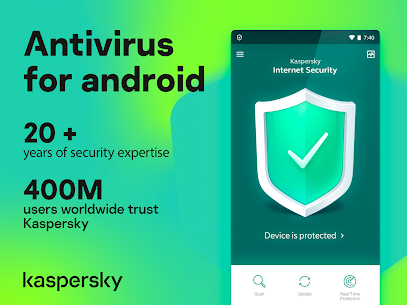 Download Latest Kaspersky Mobile Antivirus: AppLock app for Windows and PC 1