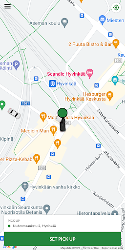 Taksi Hyvinkää Screen 2