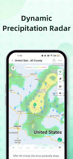 Android application ColorfulClouds Weather screenshort