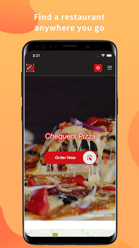 Android application Chequers Pizza Takeaway screenshort