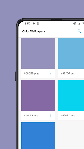 Android application Color Wallpaper screenshort