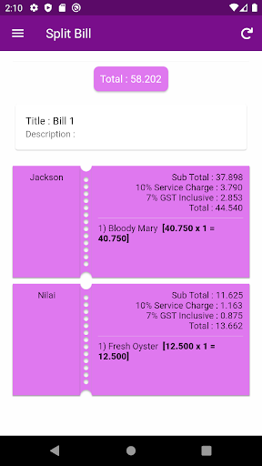 Split Bill