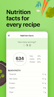 Mealime - Meal Planner, Recipes & Grocery List Screenshot