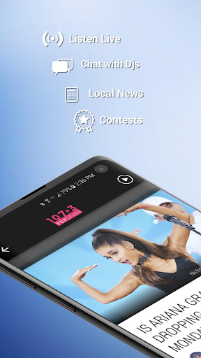 Screenshot of 107.3 PopCrush (KVRW)