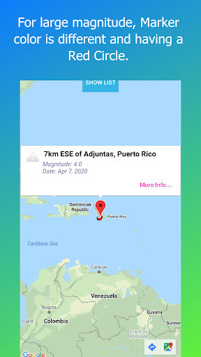 EarthQuake Watcher Screen 3