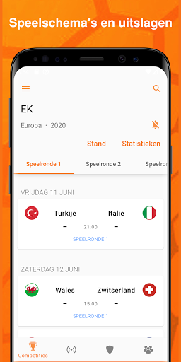 Android application Oranje screenshort