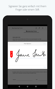 Adobe Fill & Sign: PDFs einfach ausfüllen Screenshot