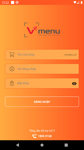 Android application VMENU Boss screenshort