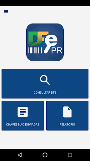Android application Consulta DFE screenshort