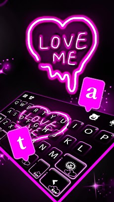 最新版 クールな Neon Love Me のテーマキーボード Androidアプリ Applion