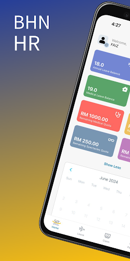 Android application BHN HR screenshort