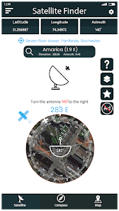 Captura 1 Plato Buscador de satélites android