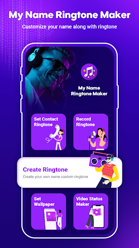Android application My Name Ringtone Maker screenshort