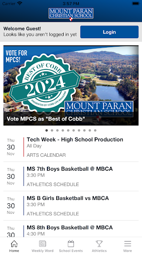 Android application Mount Paran Christian School screenshort