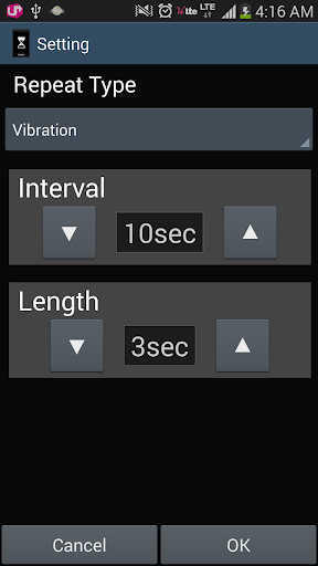 VTimer Screen 2