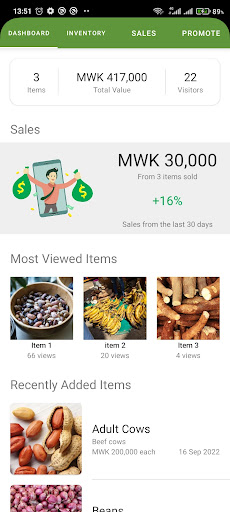 Android application Chiweto Market screenshort