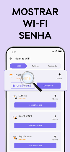 Visualização do aplicativo