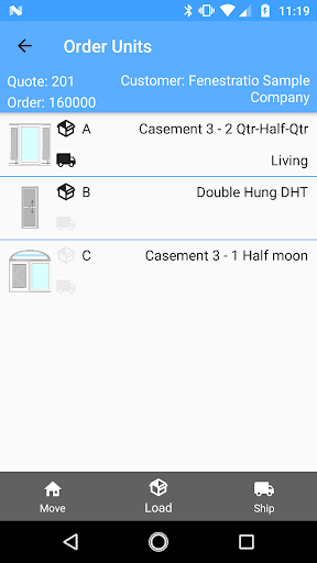 FenestratioClient Screen 3