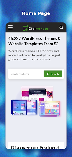 Android application Buy2Themeforest screenshort
