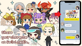 screenshot of Character Maker: Dress-up Game