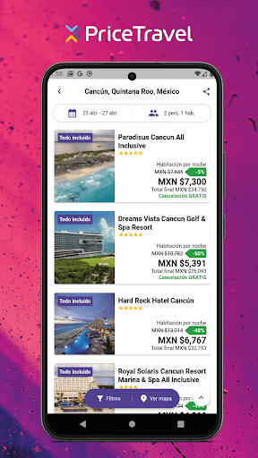 PriceTravel Screen 3