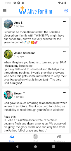 Alive For Him Screen 2