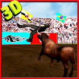 Angry Bull Attack 3D Sim icon