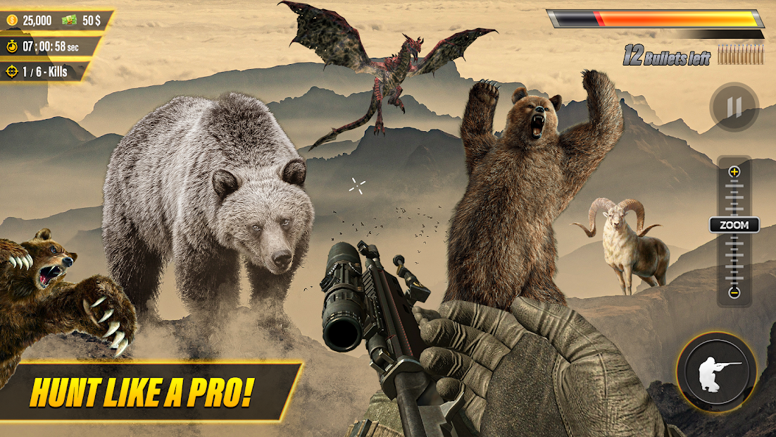 Captura 9 Wild Bear Hunting FPS Game android