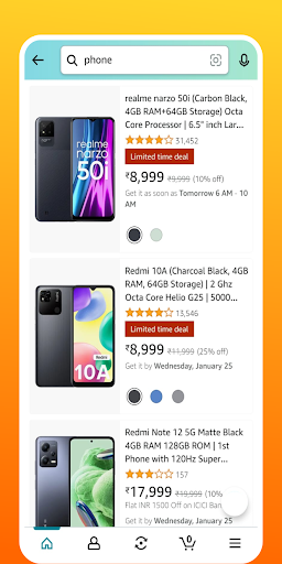 All In One Online Shopping Screen 2